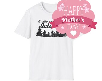 外に出たいTシャツ | パインツリーフォレストアウトドアキャンプTシャツ