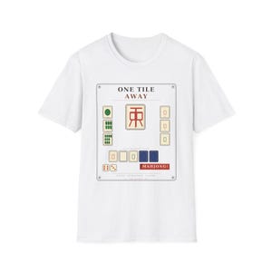 One Tile Away Mahjong T-Shirt | Mahjong Tile Graphic Tee