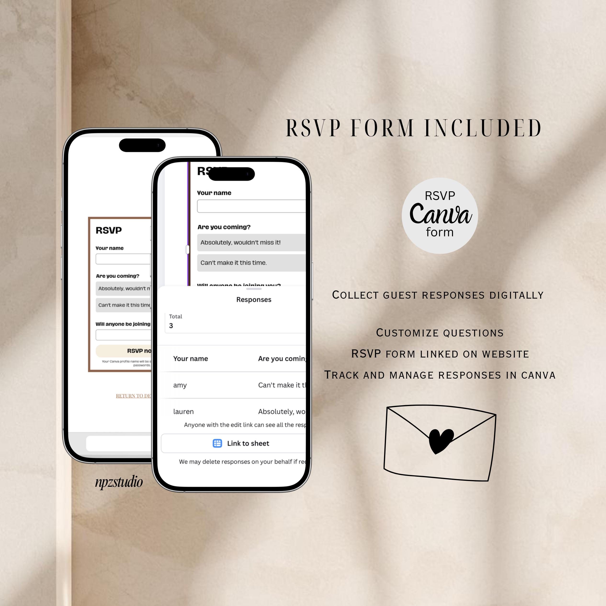 Graduation Website Template With RSVP | Editable Canva Template (black ...