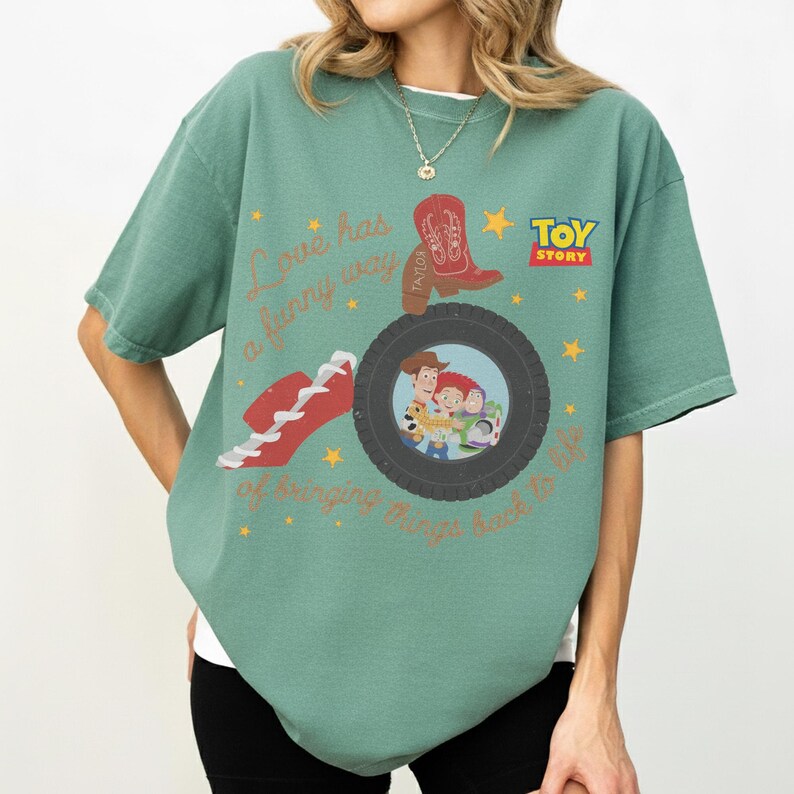 Vintage I Knew It I Knew You Shirt, TS and Toy Story 5 Friendship Shirt, Woody Buzz Lightyear Tee, Disneyland Toy Story Family Matching Tees image 6
