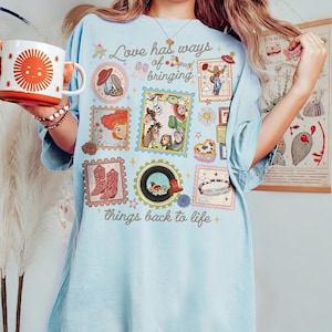 Toy Story 5 Stamps Shirt, Bringing Things Back To Life Boot Shirt, TS and Toy Story 5 Friendship Shirt, I Knew It I Knew You, TS Jessie Tee image 7