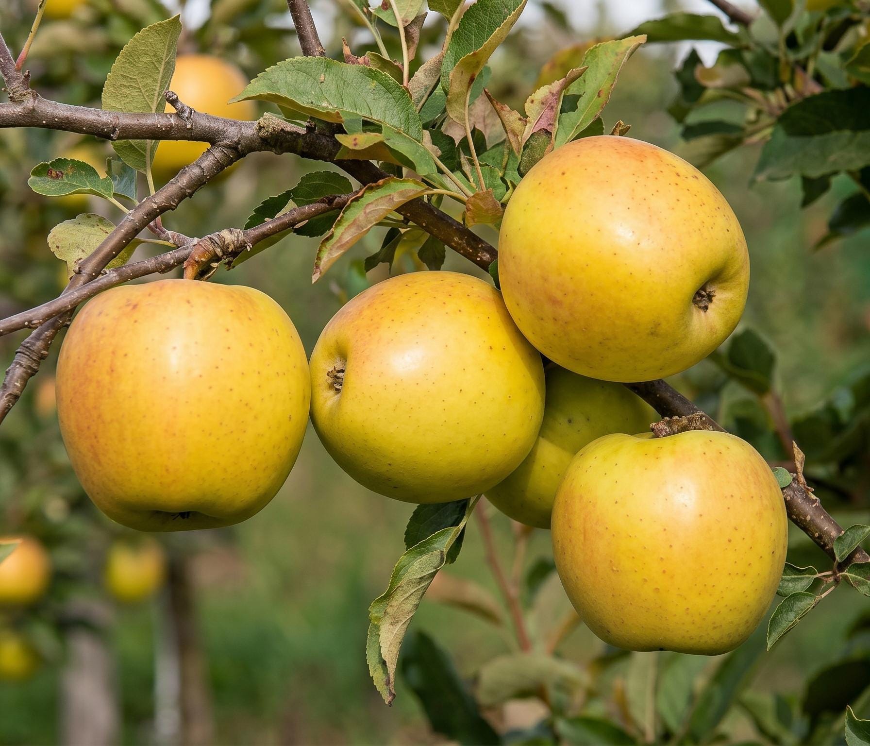 Apple Tree Live Starter Plant - 1-2 Feet Tall - Choose Variety ...