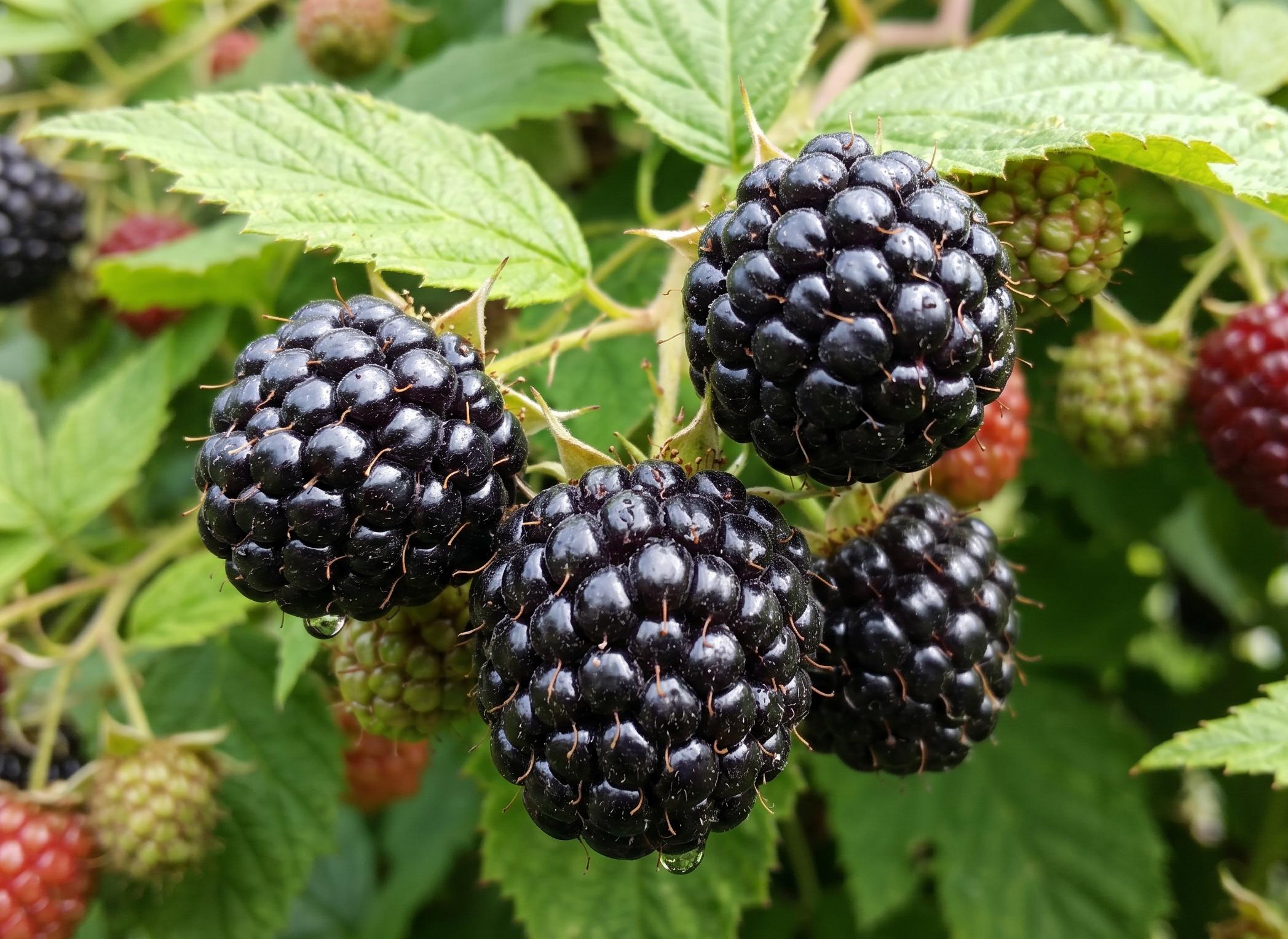 Jewel Back Raspberry Jewel Black Raspberry - High-yield Variety - Live Bare Root Plants ...