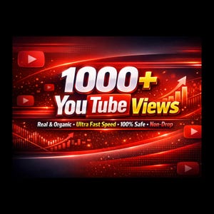 Get 1000+ YouTube views || Real and Organic || Fast and secure