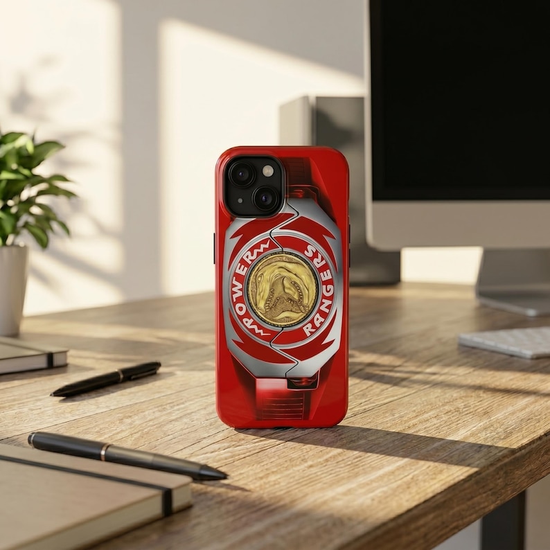 Casing Phone Power Rangers Nostalgia 90s MMPR Mighty Morphin Power Rangers Retro Superhero Design ...