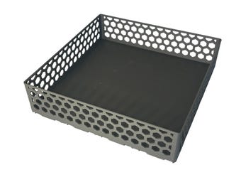 4X4 Stackable Grid Container – Modular Honeycomb Storage