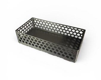 Contenedor de rejilla apilable – Almacenamiento modular tipo panal (módulo 2×4)