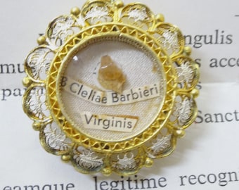 Reliquary #87 Relic Blessed Clelia Barbieri + Document