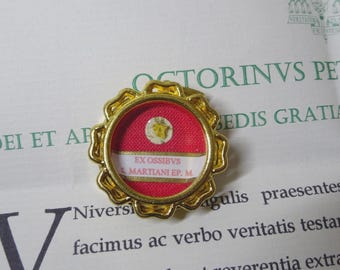 Reliquary #94 Relic St. Martianus the bishop + Document