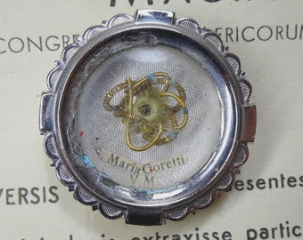 Reliquary #158 Relic St. Maria Goretti + Document