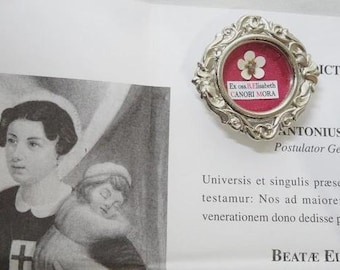 Reliquary #7 Relic Blessed Elizabeth Canori Mora + Document