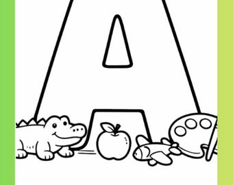 Letter A Tracing Pack Alphabet Worksheets Printable Preschool Learning Activity Kindergarten Homeschool Toddler Handwriting Practice PDF