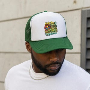 SSPC Money Trucker Cap | Retro Skull Patch hat
