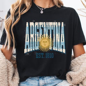 Argentina PNG, Vintage Argentina Soccer PNG, Argentina Football Fan, Vamos Argentina Shirt, Albiceleste Game Day, Sublimation Designs image 4