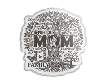 Sticker moeder woorden boom | Gezinsvriendelijk, liefdevol ontwerp