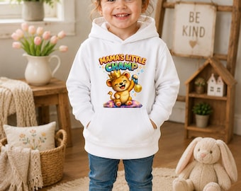 Kleinkind Löwe Hoodie, süßes Tier Sweatshirt, Jungen Kapuzenpullover, Kinder Grafik Hoodie, Geburtstagsgeschenk für Kleinkinder