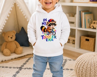 In meinem Kleinkind-Ära Hoodie, niedlichen Waschbär Kleinkind Hoodie, Kinder Kapuzen-Sweatshirt, Kleinkind Jungen Hoodie, Kleinkind Mädchen Geschenk