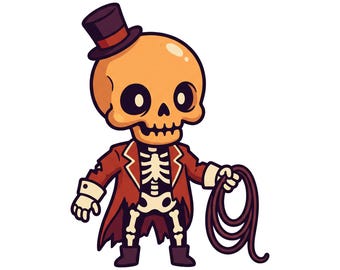 Zestaw clipartów Vintage Halloween Carnival, 25 kawaii PNG (przezroczyste tło)