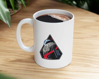 NASA Artemis II Mission Ceramic Mug, (11oz)