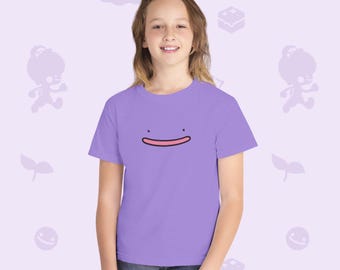 Camiseta Ditto – Camiseta juvenil estilo anime Kawaii Goo Monster