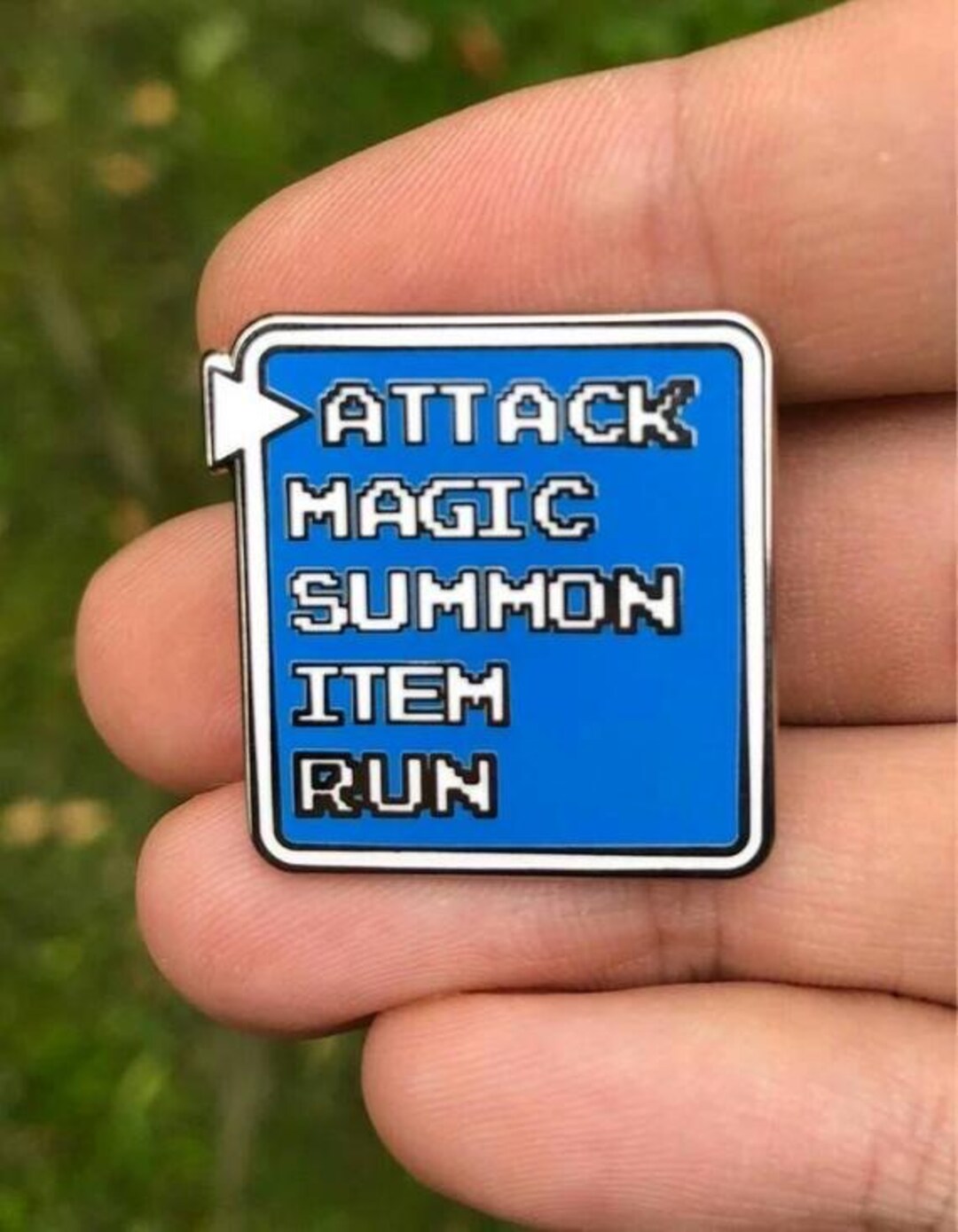 Final Fantasy Pin - Command Menu - Enamel Pin - Etsy