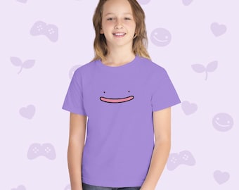Youth T-Shirt - Ditto face - Poke Pokopia - Anime Monsters