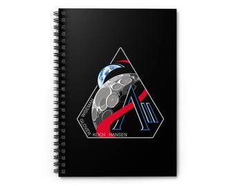 NASA Artemis II Mission Spiral Notebook - Ruled Line