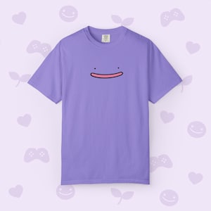 Ditto T-shirt - Dito Gesicht - Poke Pokopia - Anime Monster