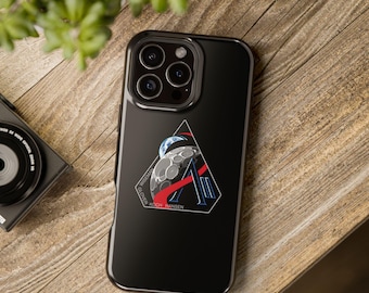 NASA Artemis II Mission MagSafe Phone Case - iPhone, Android - Space Black - Moon Mission Patch
