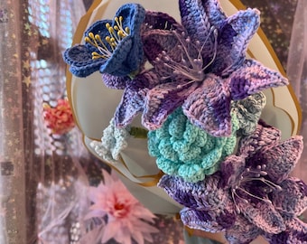 Gehäkelter Blumenstrauß | handgemacht | gehäkelt