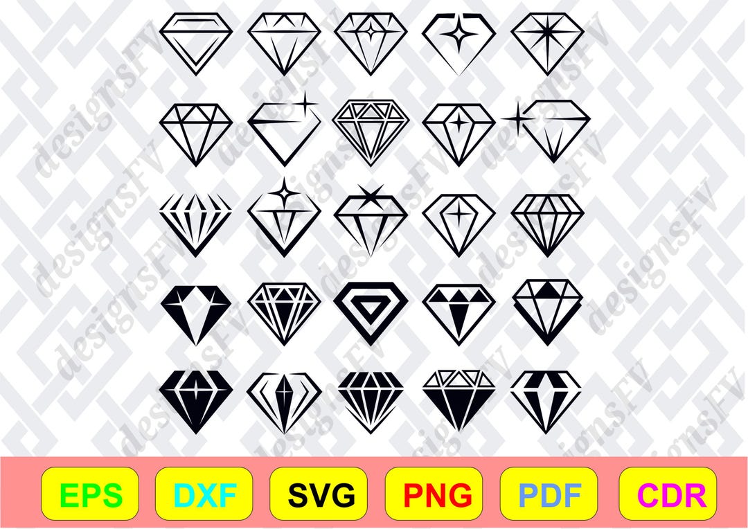 Word Diamond Svg Diamond Svg Bundle, Diamond Png, Diamonds Vector, Diamond Dxf, Diamond ...