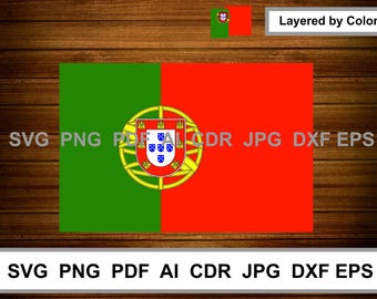 Bandeira de Portugal | Bandeira Nacional | dxf ai cdr svg eps pdf png jpg | Download Digital Vetorial de Alta Qualidade