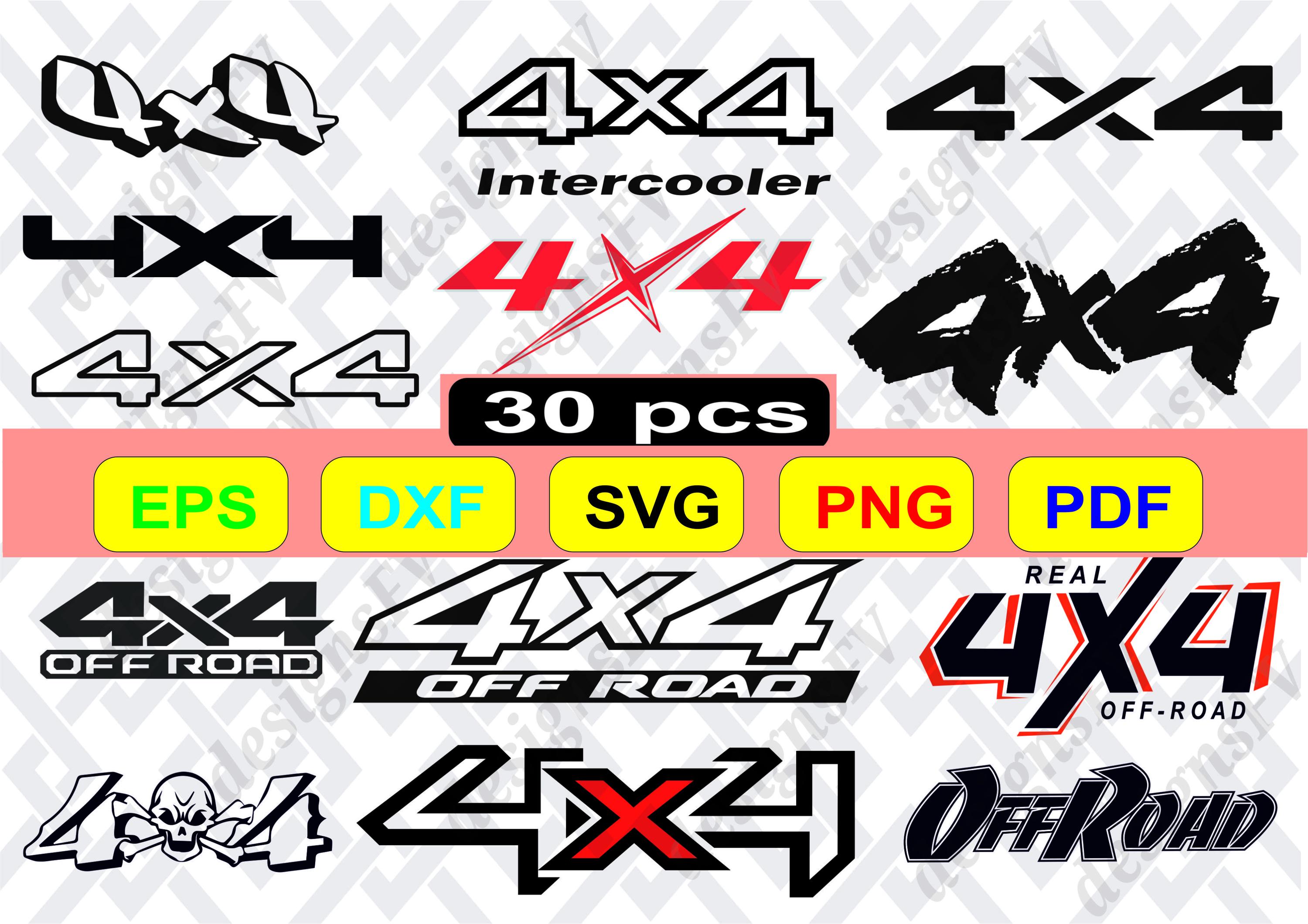 4x4 Vector Png