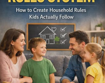 Calm Family Rules System PDF | Create Household Rules Kids Follow, Parenting Guide