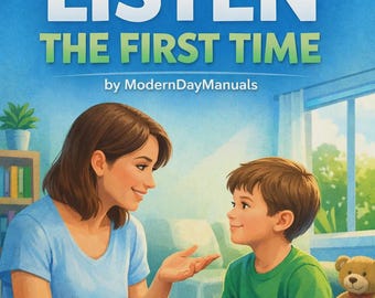 Kids Listening Guide | Calm Parenting, Cooperation, Ages 2-10 (PDF Download)