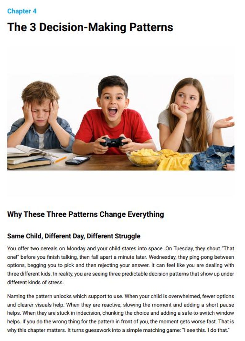 Parenting Guide: Helping Kids Make Decisions Without Meltdowns (Ages 2-8) image 6