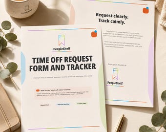 Employee Time Off Request Form and Tracker (PDF)