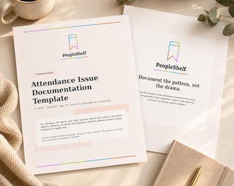 Attendance Issue Documentation Template for Managers, Employee Relations HR Toolkit, Lateness Absence Tracker