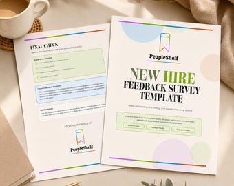 New Hire Feedback Survey Template: Onboarding Questionnaire, 30-60-90 Day Employee Check-In Form