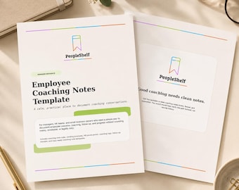 Employee Coaching Notes Template for Managers, HR Documentation Log, Employee Relations Toolkit