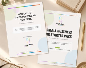 Small Business HR Starter Pack | Hiring, Onboarding, Policies, Payroll & 30-60-90 HR Setup Guide