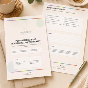 Foglio di documentazione sui problemi di performance / Modello di coaching per i manager / Note sulle prestazioni delle risorse umane / Strumento di monitoraggio delle problematiche dei dipendenti (PDF)