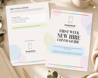 First Week New Hire Conversation Guide: Onboarding Scripts, Manager HR Tool, Role Clarity Worksheet