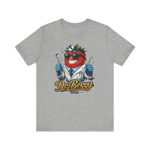 Dr Berry DDS T-shirt: Jordgubbstandläkare Graphic T-shirt, Leendespecialistkläder