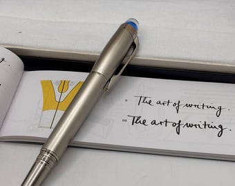 Vintage Montblanc Star Walker Special Edition Black Ink Collectibles Rollerball Pen With Giftbox