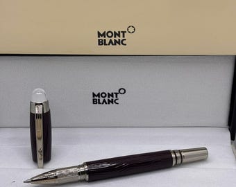 Vintage Montblanc Star Walker Special Edition Black Ink Collectibles Rollerball Pen With Giftbox