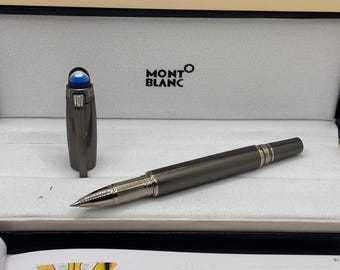 Vintage Montblanc Star Walker Special Edition Black Ink Collectibles Rollerball Pen With Giftbox