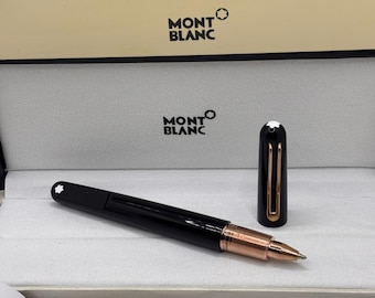 Vintage Rare Montblanc M Series By Marc Newson Black Ink Ballpoint Pen With Giftbox