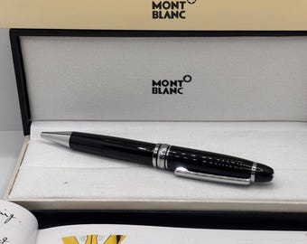 Vintage Montblanc Meisterstuck Limited Special Edition Black Ink Collectibles  Rollerball Pen With Giftbox