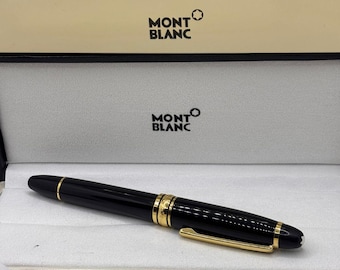 Vintage Montblanc Meisterstuck Limited Special Edition Black Ink Collectibles  Rollerball Pen With Giftbox